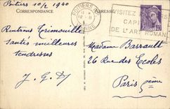 CPA Poitiers La Porte Des Augustins