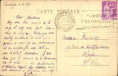 CPA Souvenir du Limousin Les Tours de Chalucet Coiffe Folklore