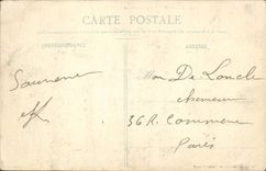 Opinión panorámica de Limoges de la POSTAL de la VENDIMIA hacia la nueva prefectura