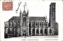 CPA Limoges Cathedrale St Etienne