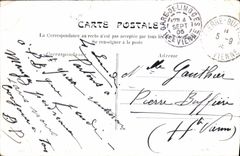 VINTAGE POSTCARD Limoges Cathedral St Etienne