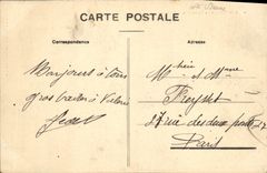 POSTAL Limoges de la VENDIMIA la catedral St. Etienne