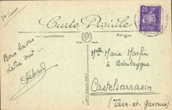 VINTAGE POSTCARD Limoges Jourdan Public garden