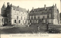 VINTAGE POSTCARD Fontenay the Count the New Ground Castle