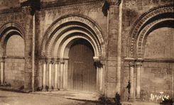 CPA Neuil Sur L'Autize abbaye