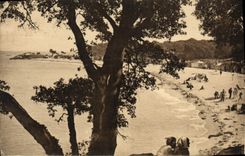 VINTAGE POSTCARD Noirmoutier Beach of the Ladies