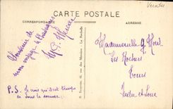 VINTAGE POSTCARD Chavagnes in Pavillers the Virgin of the Community of the Ursulines of Jesus