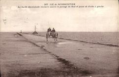 CPA Ile de Noirmoutier La Maree Descendante