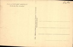 CPA Foret de Vouvant Mervent Grotte de Pere Montfort