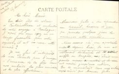 VINTAGE POSTCARD Sion Croix de Vie the bored rock seen of cliffs