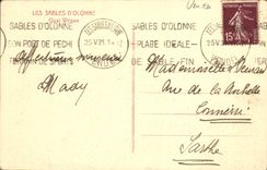 POSTAL Sables d'Olonne Wilson Quay de la VENDIMIA