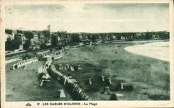 CPA Les Sables D'Olonne La Plage 