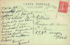 Cultura física de la POSTAL de la VENDIMIA Sables d'Olonne en el juego de la playa de los niños de la cuerda