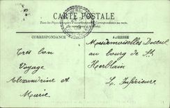 POSTAL de la VENDIMIA Sables d'Olonne los niños de la playa que juegan en niños de la arena