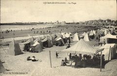 CPA Les Sables D'Olonne La Plage