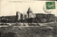 D fuerte Asty de Nina del castillo de la POSTAL de la VENDIMIA Sables d'Olonne