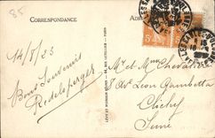 Playa vista de la POSTAL de la VENDIMIA Sables d'Olonne