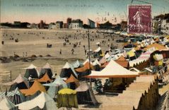 CPA Les Sables D'Olonne Vue de la Plage