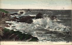 La POSTAL de la VENDIMIA Sables d'Olonne oscila de paja