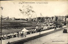 CPA Les Sables D'Olonne La Plage et la Remblai