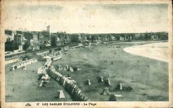 CPA Les Sables D'Olonne La Plage