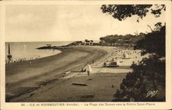 CPA Ile de Noirmoutier La Plage des Dames Vers la Pointe Saint Pierre