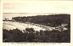 CPA Ile de Noirmoutier Vue Generale de la Cote Prise du Phare