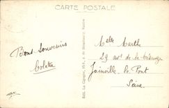 VINTAGE POSTCARD Croix de Vie the Entry of the Port