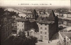 VINTAGE POSTCARD Montauban View the Ingres Museum