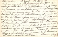 VINTAGE POSTCARD Montauban Musee Ingres Thinks of Ossian