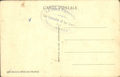 VINTAGE POSTCARD Caves Of the Boards Close Alpine laburnum underground River Footbridge of entry of the grotes