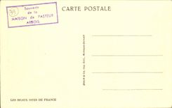 VINTAGE POSTCARD Alpine laburnum Paternal House Of Pasteur