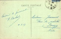 VINTAGE POSTCARD Environs of Pares Rochefort the rocks on the edges of Doubs