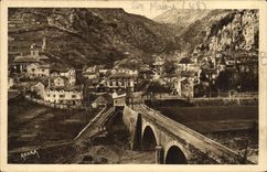 CPA Gorges Du Tarn La Malene Vue Generale