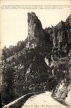 VINTAGE POSTCARD Gorges of the Tarn the Rock switches