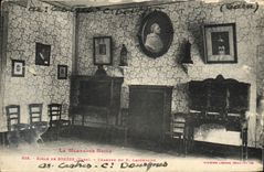 VINTAGE POSTCARD Soreze School Room of the Lacordaire Father