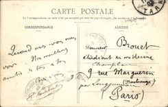 Puentes de la opinión de Albi de la POSTAL de la VENDIMIA en el Tarn