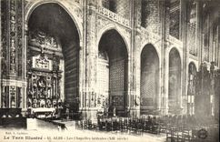 Capillas laterales de Albi de la POSTAL de la VENDIMIA