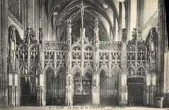 POSTAL Albi Jube de la VENDIMIA de la catedral