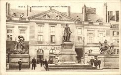 CPA Metz Monument Du Marechal Fabert