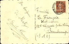 POSTAL Metz de la VENDIMIA la presa de la Virgen y de la catedral