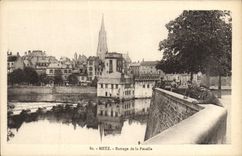 CPA Metz Barrage de la Pucelle