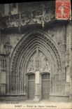 VINTAGE POSTCARD Niort Gate Of the Notre Dame Church