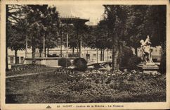 VINTAGE POSTCARD Niort Garden Of the Breach the kiosk