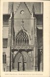 VINTAGE POSTCARD Northern Niort Side Gate Of the Notre Dame Church