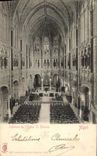 VINTAGE POSTCARD Interior Of the Church St Etienne Niort