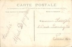 VINTAGE POSTCARD Niort Town hall