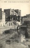 VINTAGE POSTCARD Niort the Cronstadt Quay Separates It Niort And the Keep