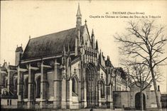 VINTAGE POSTCARD Thouars Vault Of the Castle And Vault Of the dukes of Tremoille