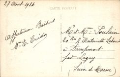 VINTAGE POSTCARD Thouars the Circus Of Put